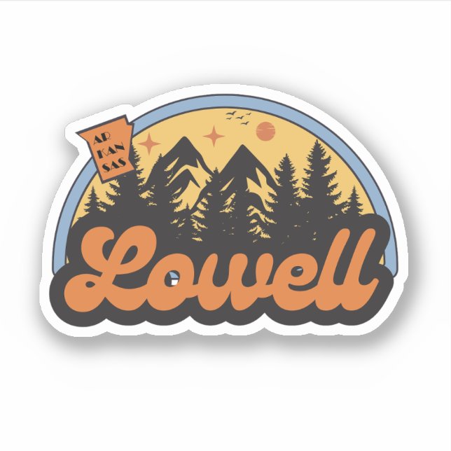 Lowell, Arkansas Sticker (Vorderseite)