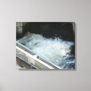 LOWELL CANAL SYSTEM WASSER POWER WRAPPIERT LEINWANDDRUCK