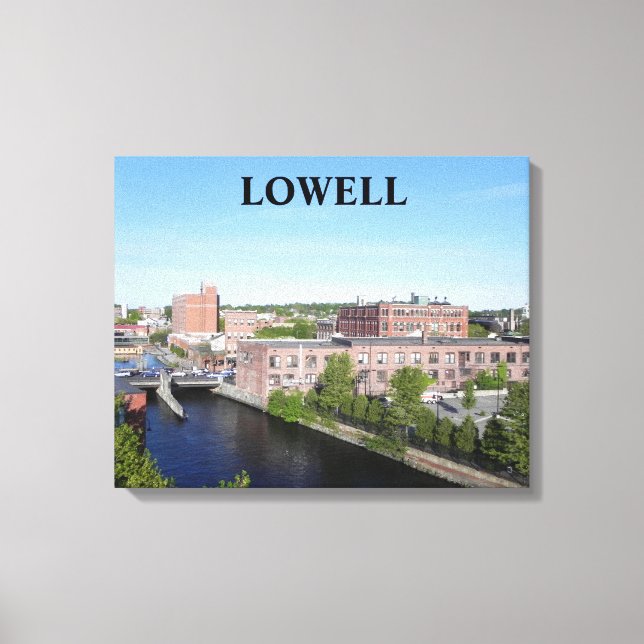 LOWELL CITY VIEW WRAPPING LEINWANDDRUCK (Vorderseite)