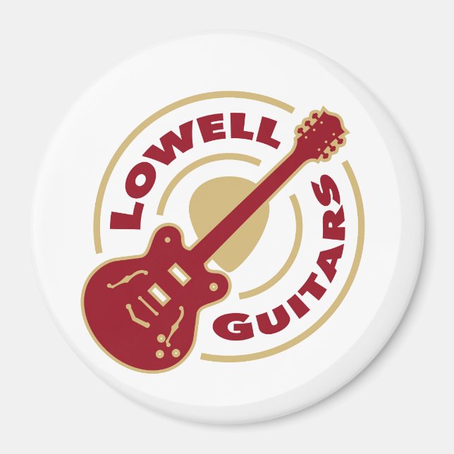 Lowell Guitars Magnet (Vorne)