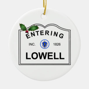 Lowell MA Keramikornament