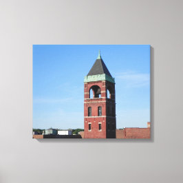 Lowell MA Roof Top Series Wrapped Canvas Leinwanddruck