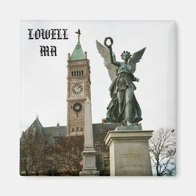 LOWELL MASSACHUSETTS CITY HALL MAGNET (Vorne)