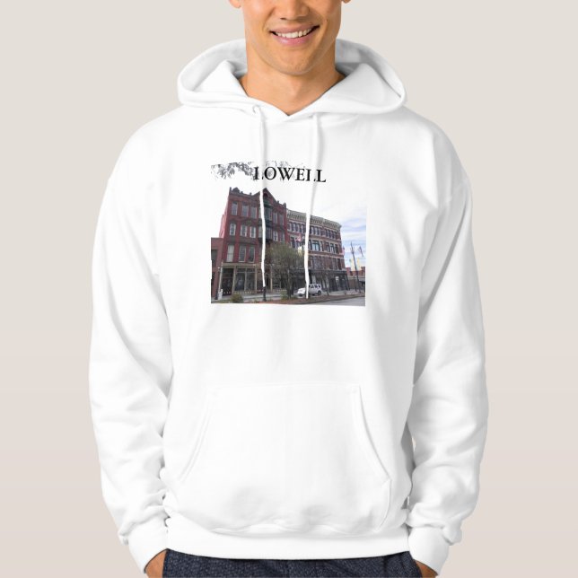LOWELL MASSACHUSETTS HOODIE (Vorderseite)