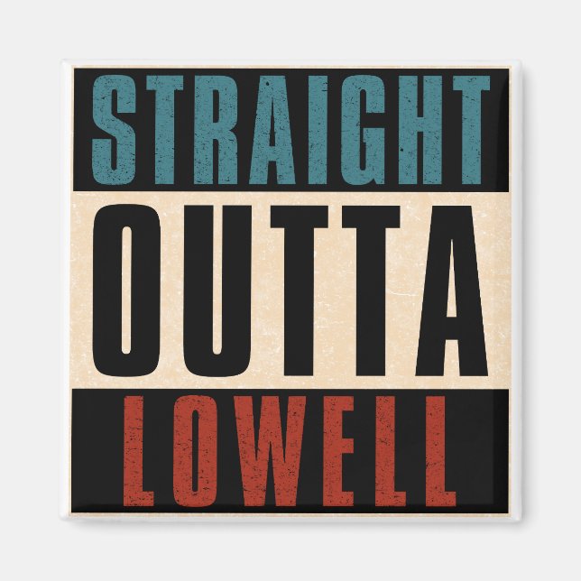 Lowell Massachusetts MA Magnet (Vorne)