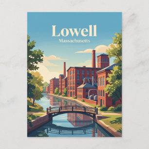 Lowell, Massachusetts Postkarte