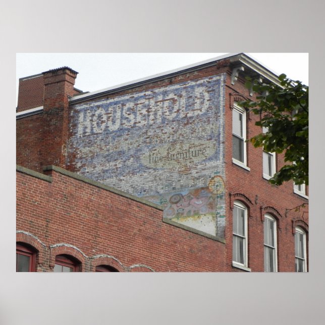 Lowell Massachusetts Rooftop Serie Poster (Vorne)