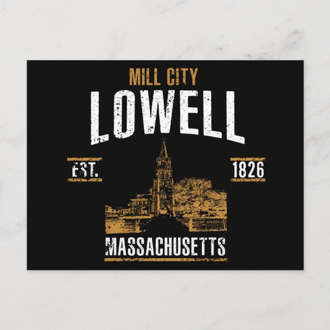 Lowell Postkarte (Vorderseite)