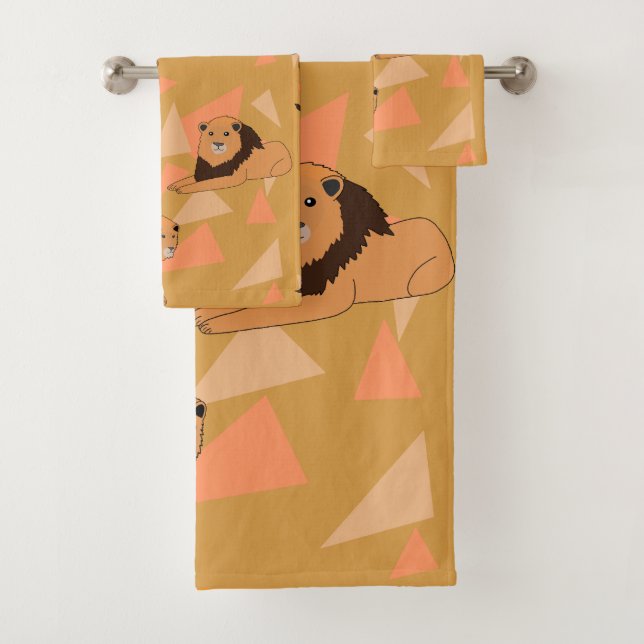 Löwen Badhandtuch Set (Insitu)