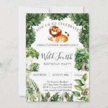 Löwen-Dschungel-Wilder-4.-Geburtstag