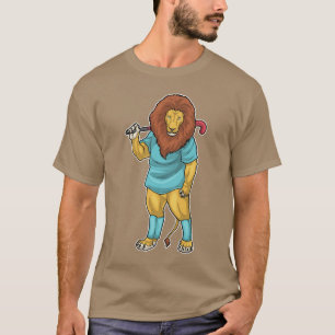 Löwen Feldhockey Hockeyschläger T-Shirt