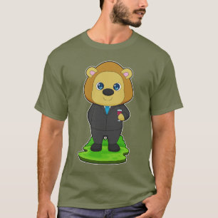 Löwen Groom Anzug Hochzeit T-Shirt