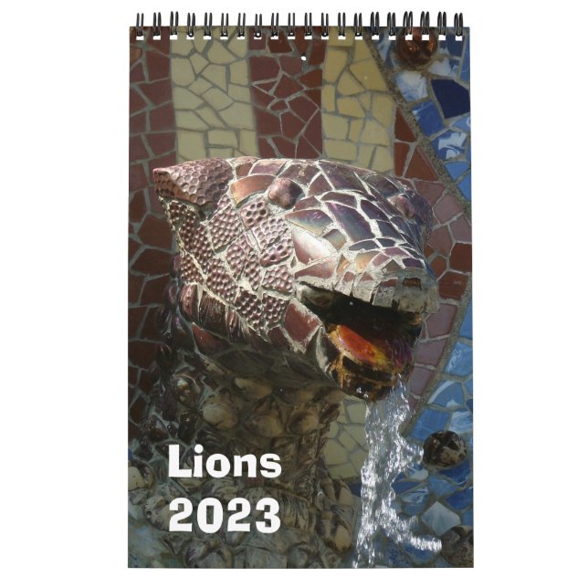 Löwen im Architekturkalender 2023 Kalender (Titelbild)