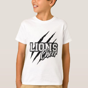 Löwen jubeln Ck zur Schule Cheerleading-Teamgeist T-Shirt