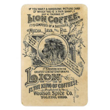 Löwen-Kaffee-Magnet