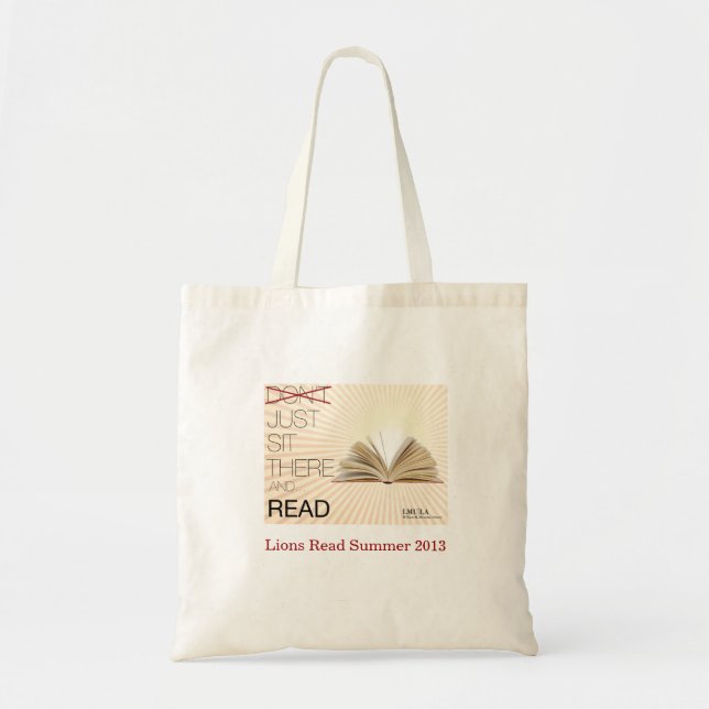Löwen lasen 2013 Sommer-Lesebuch-Tasche Tragetasche (Vorne)