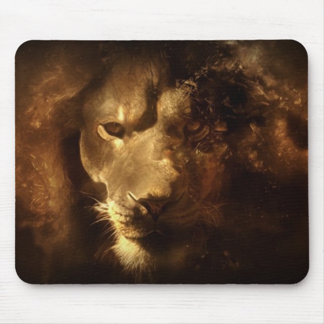 Löwen-Mauspad Mousepad (Vorne)