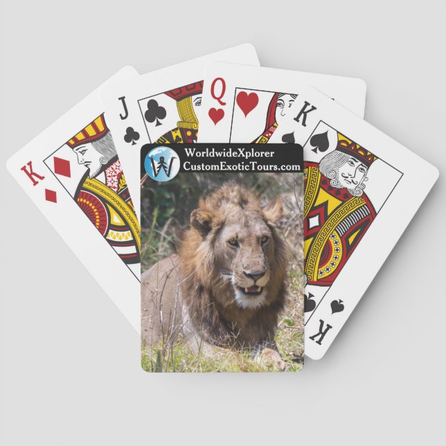 Löwen Spielkarten (Rückseite)
