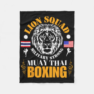 Löwen-Squad Thailand Kickboxen Muay Thai MMA-Train Fleecedecke