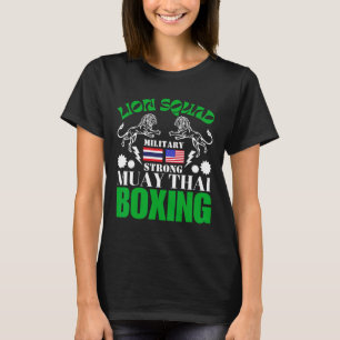 Löwen-Squad Thailand Kickboxen Muay Thai Mma Train T-Shirt