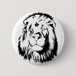 Löwen-Stammes-002 Button