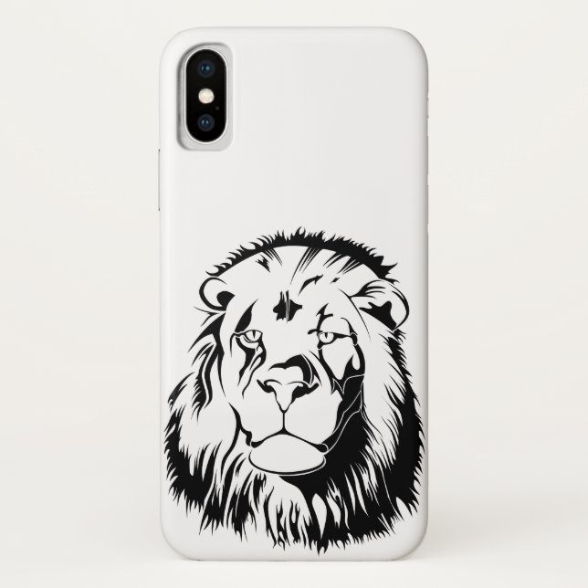 Löwen-Stammes-002 Case-Mate iPhone Hülle (Rückseite)