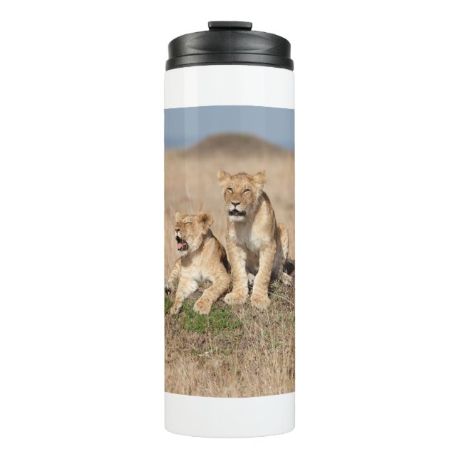 Löwen Thermosbecher (Vorderseite)