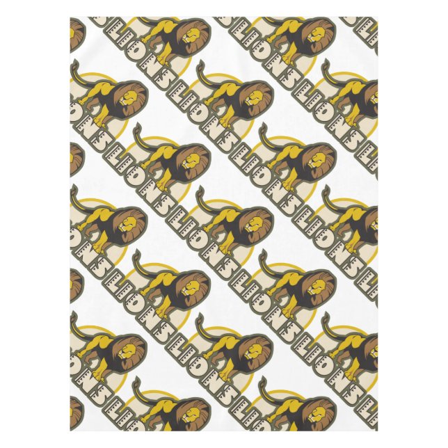 Löwen Tischdecke (Vorderseite)