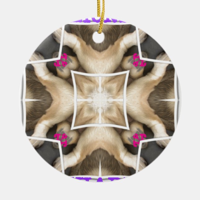 Löwenanteil Keramikornament (Vorne)