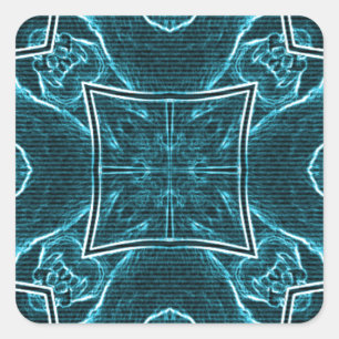 Löwenanteil Kunstprint Quadratischer Aufkleber