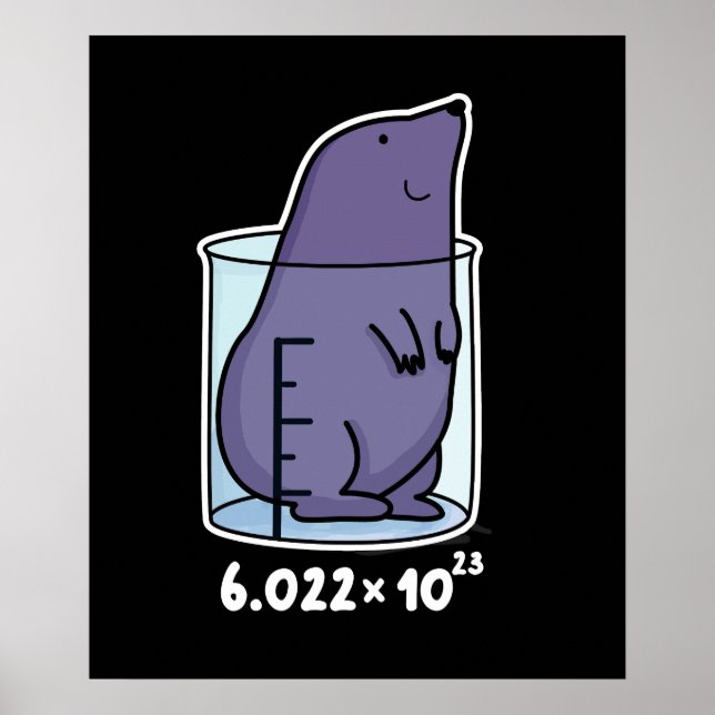 Löwenäquivalent Sonnenloch in einem Becherpun Dark Poster (Vorne)