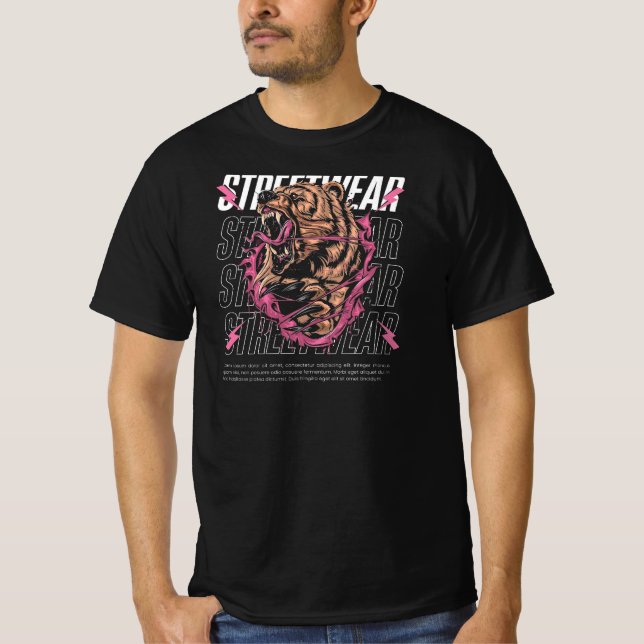 Löwenbekleidung T-Shirt (Vorderseite)