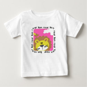 Löwenbrüllen-Kleinkind-Rüschen-T-Shirt Baby T-shirt