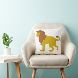 Löwendesign individuell kissen