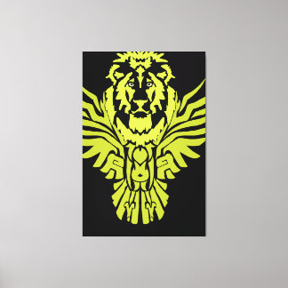 LöwenEule Leinwanddruck