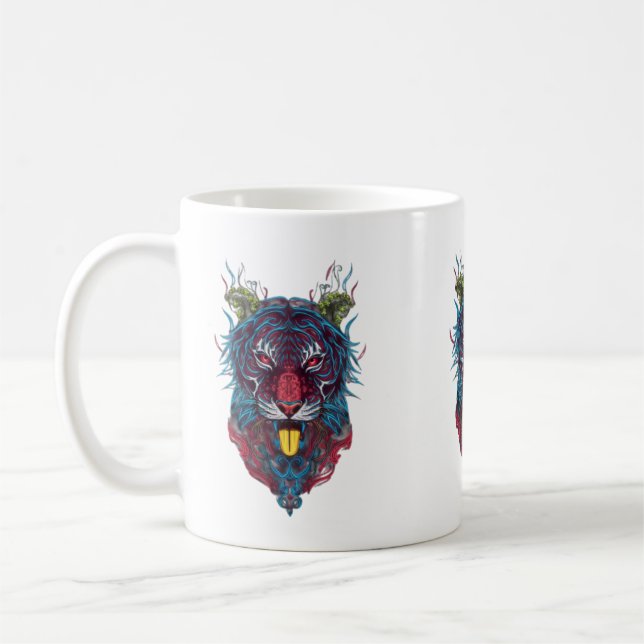 Löwenfamilie  kaffeetasse (Links)