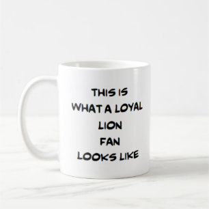 Löwenfan, treu kaffeetasse