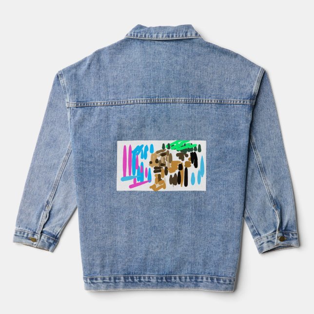 Löwenfreude Jeansjacke (Rückseite)
