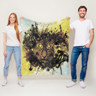Löwenfront Fleecedecke
