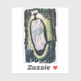 Löwengebrüll Aufkleber