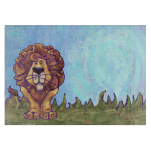 Löwengeschenke und -zubehör schneidebrett