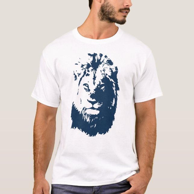 Löwengesicht T-Shirt (Vorderseite)