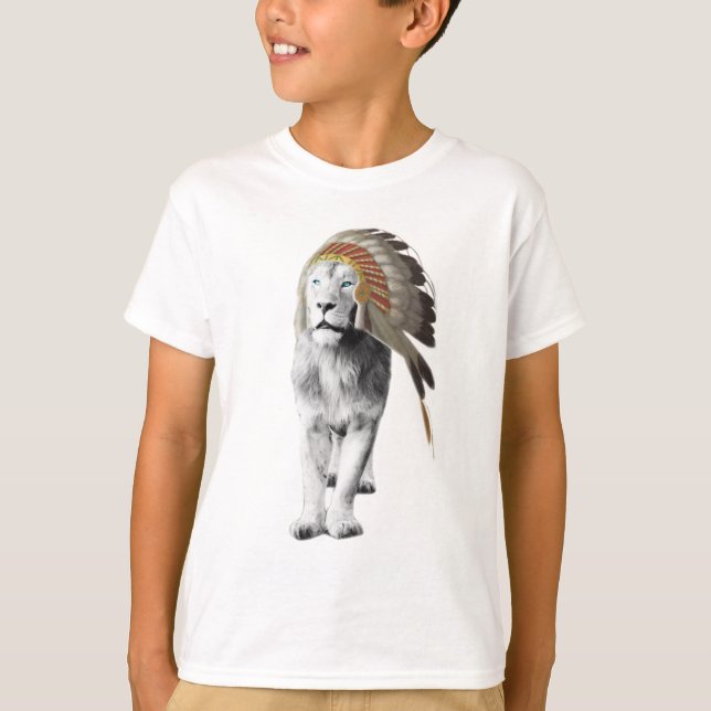 Löwenhäuptling T-Shirt (Vorderseite)