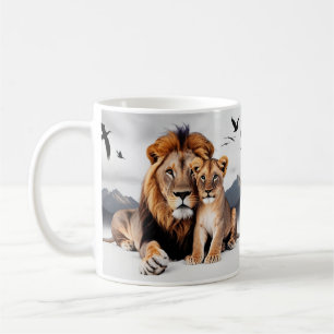 Löwenjunges Photorealistischer Klassischer Becher Kaffeetasse