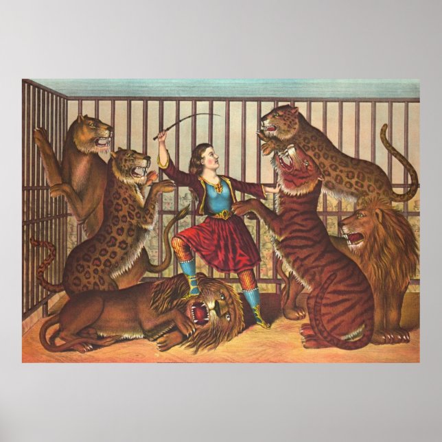 Löwenkönigin 1874 poster (Vorne)