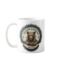 Löwenkönigin. Wales Kaffeetasse