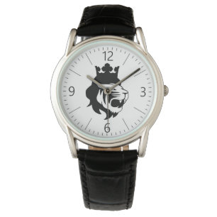 Löwenkopf Armbanduhr