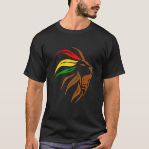 Löwenkopf Rasta Black History Month BLM Melanin Zo T-Shirt