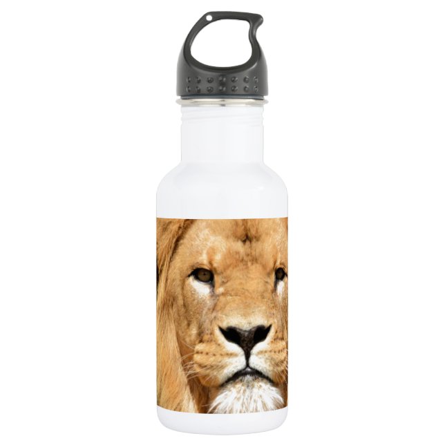 Löwenkopf Trinkflasche (Vorderseite)