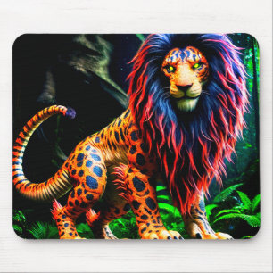 Löwenkreatur Mousepad